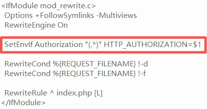 Apache 捕获HTTP头部Authorization字段配置